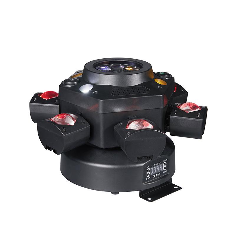 Vajra Laser Beam Light: HD Lens Colorful Six-Armed Light Bar for KTV Atmosphere