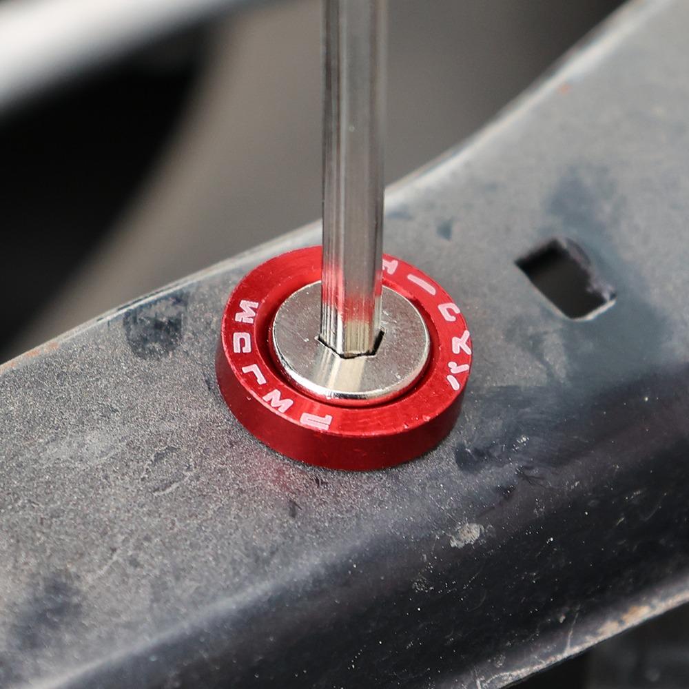 Style JDM Rondella per parafango auto Bullone targa Vite M6 Guarnizione in alluminio Kit di abbellimento vano motore Fissaggio paraurti Modifica