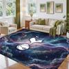 Tottenham Hotspur Design Crystal Velvet Rug Soft Decorative Mat for Bedroom Entrance