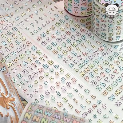 1 rolka Graffiti napisy Taśma namiotowa w kolorze wiatru Symbol napisu DIY Naklejki dekoracyjne Gooka Materiał do scrapbookingu