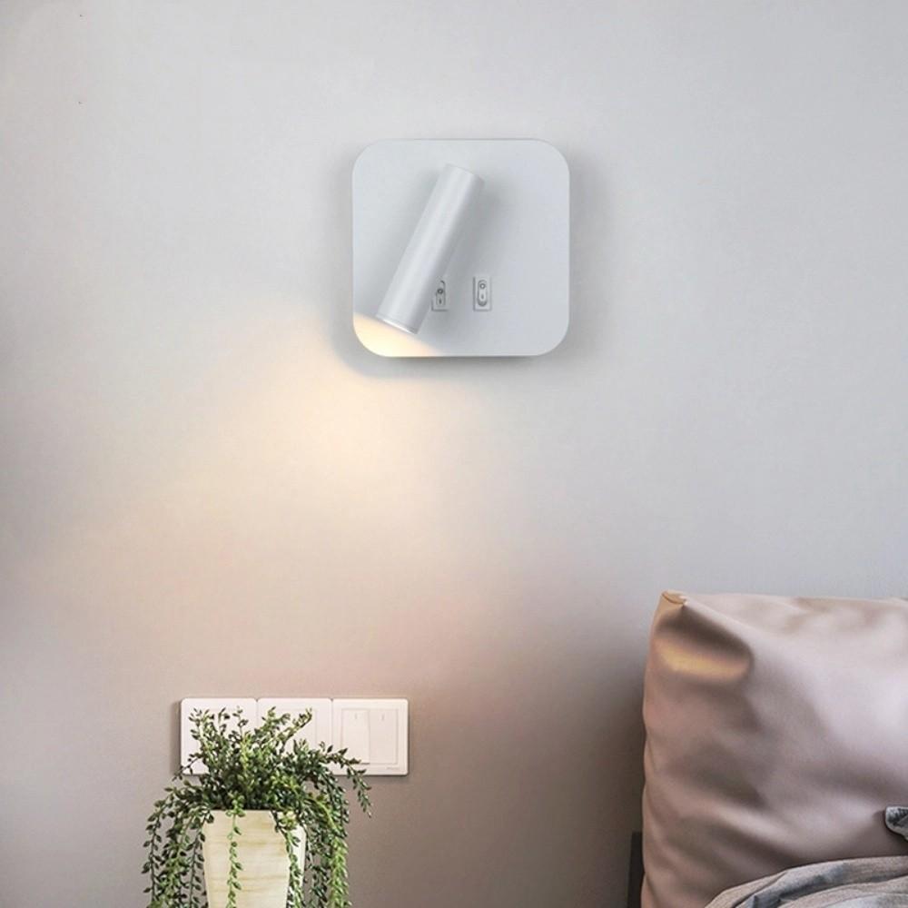 Dual Switch Reading Wall Lamp 350 Degree Rotating Rotating Light LED Wall Light  Bedhead Area
