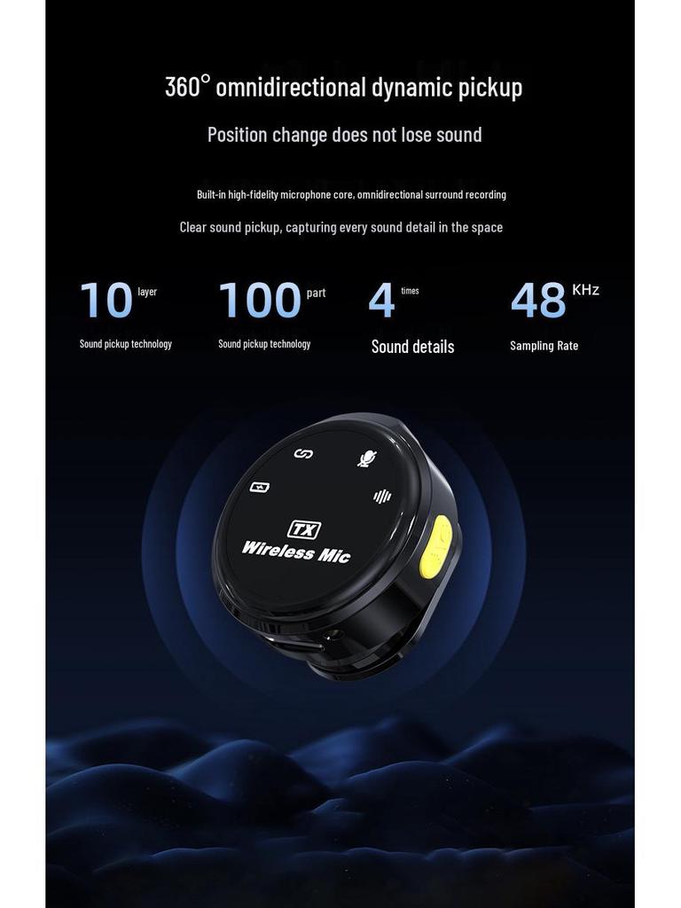 Q9 Dual Wireless Lavalier Microphone Set with Charging Case for Live Streaming, Video Recording, Noise Reduction, and Monitoring