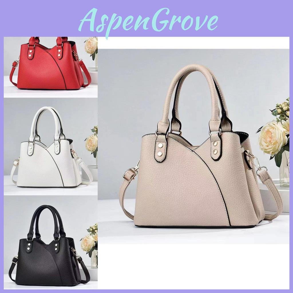 Stylish Multi Layer Mom Bag Large Capacity Pu Tote For Women In Chic Black Beige Wine Red