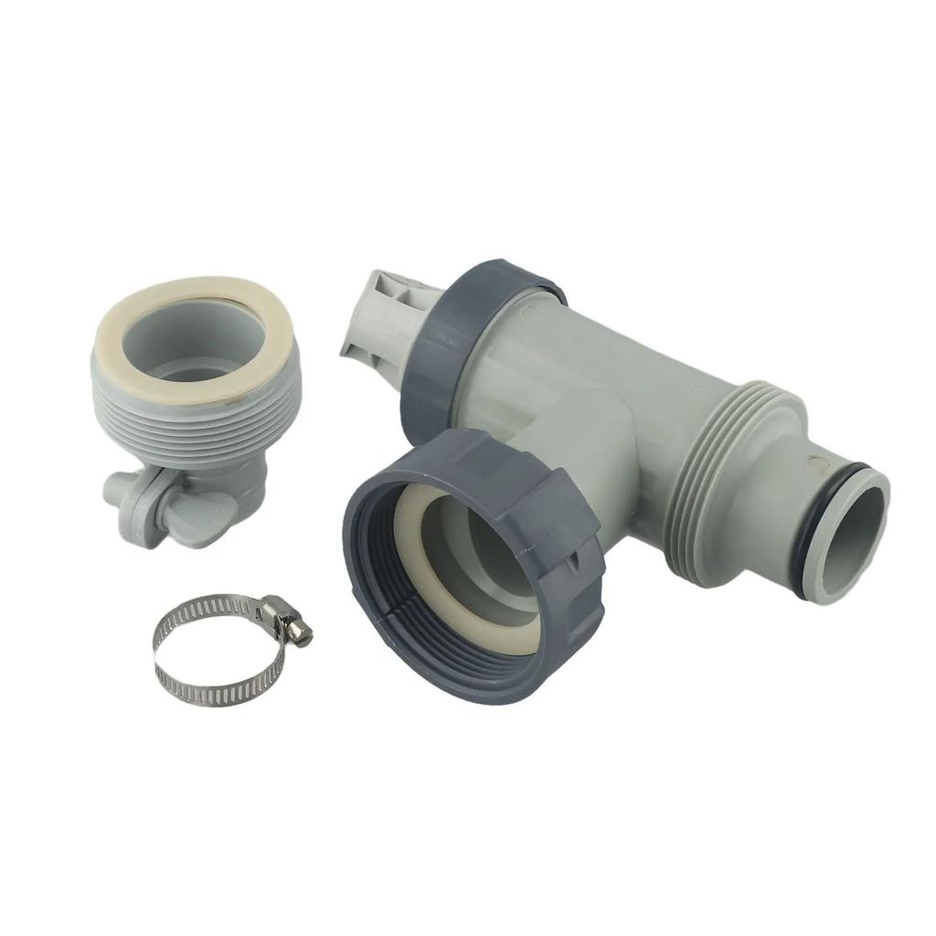 Ersatz-Pool-Stößelventil und Typ-B-Schlauchadapter für Intex-Swimmingpools mit direkter Wasserflusskontrolle