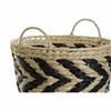 DKD Home Decor Set De Basket Fibre (40 X 40 X 35 Cm) - 8424001836819