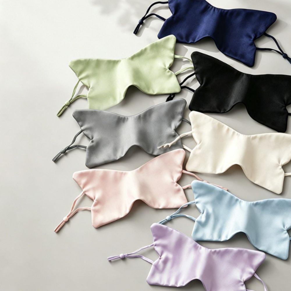 Double Sided Light Blocking Eye Cover Portable Butterfly Print Eye Mask Sleep Eye Mask Home Naps