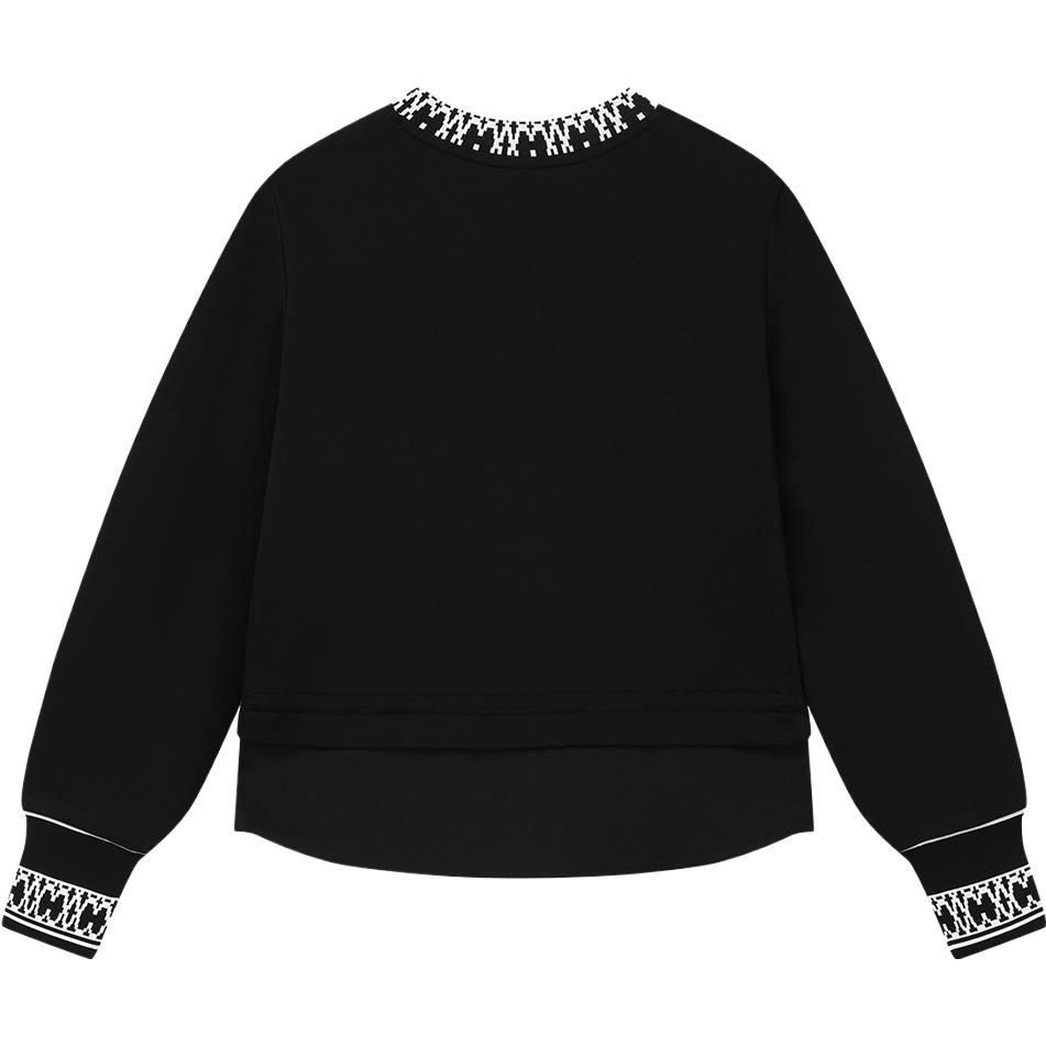 

New FILA Sweatshirt Women s Jet Black F11W344201F-BK S