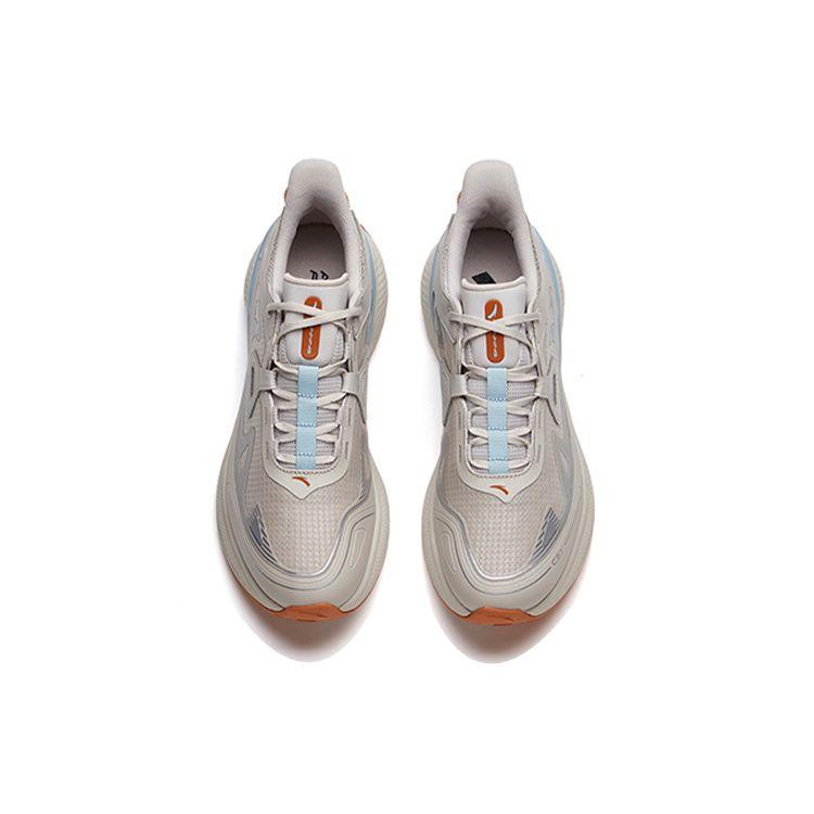 Anta Lightweight Shock Absorbing Low Top Running Shoes Men Sneakers Gray 112135530R-2