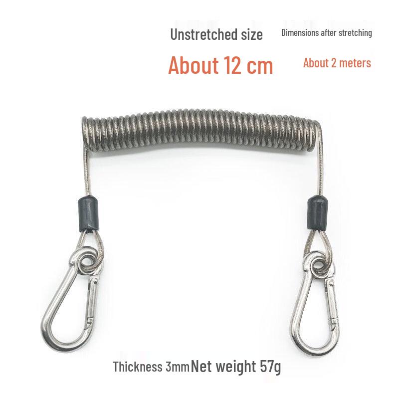 HengTravler Retractable Double-Buckle Lanyard