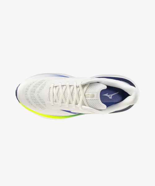 Mizuno Wave Sky 9 Superwide - Snow White:Surf the Web:Lightning Yellow [J1GC251151]