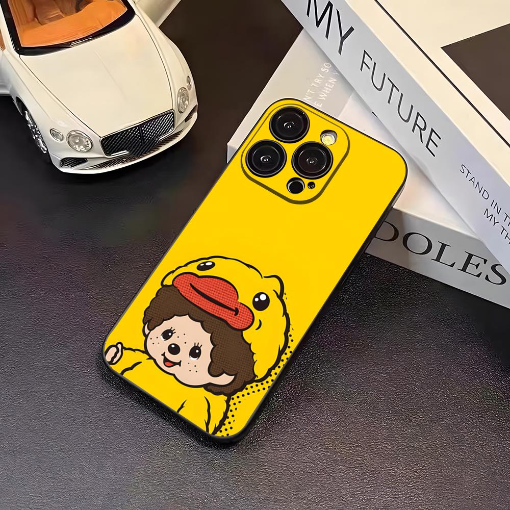 

Cute M-monchhichis Phone Case For 16 Pro Max Iphone 17 Pro Max 14 15 Plus 12 13 11 Pro Xr X Xs SE Back Cover iPhone16Pro