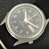 SEIKO 5 AUTOMATIC 7S26A JAPAN MENS VINTAGE BLACK COLOR DIAL WATCH a701650-5 R206c-a701650