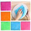 1/5PCS Household Bamboo Fiber Kitchen & Dinning Washing Towel Dish Cloth Cleaning Rags Scouring Pad