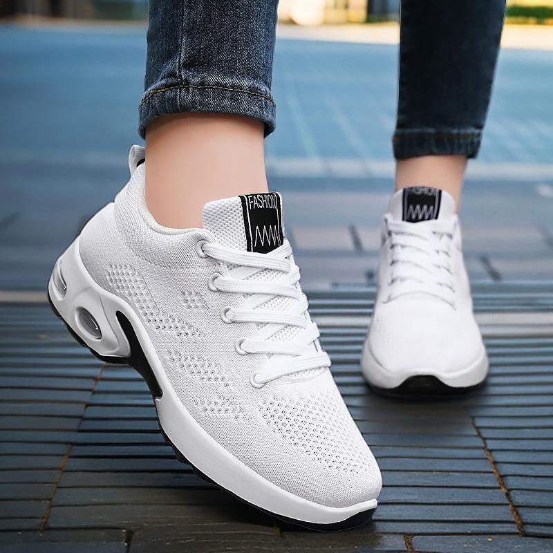 New Women's Shoes Casual Air-cushioned Running Shoes Breathable Soft-soled Sports Shoes