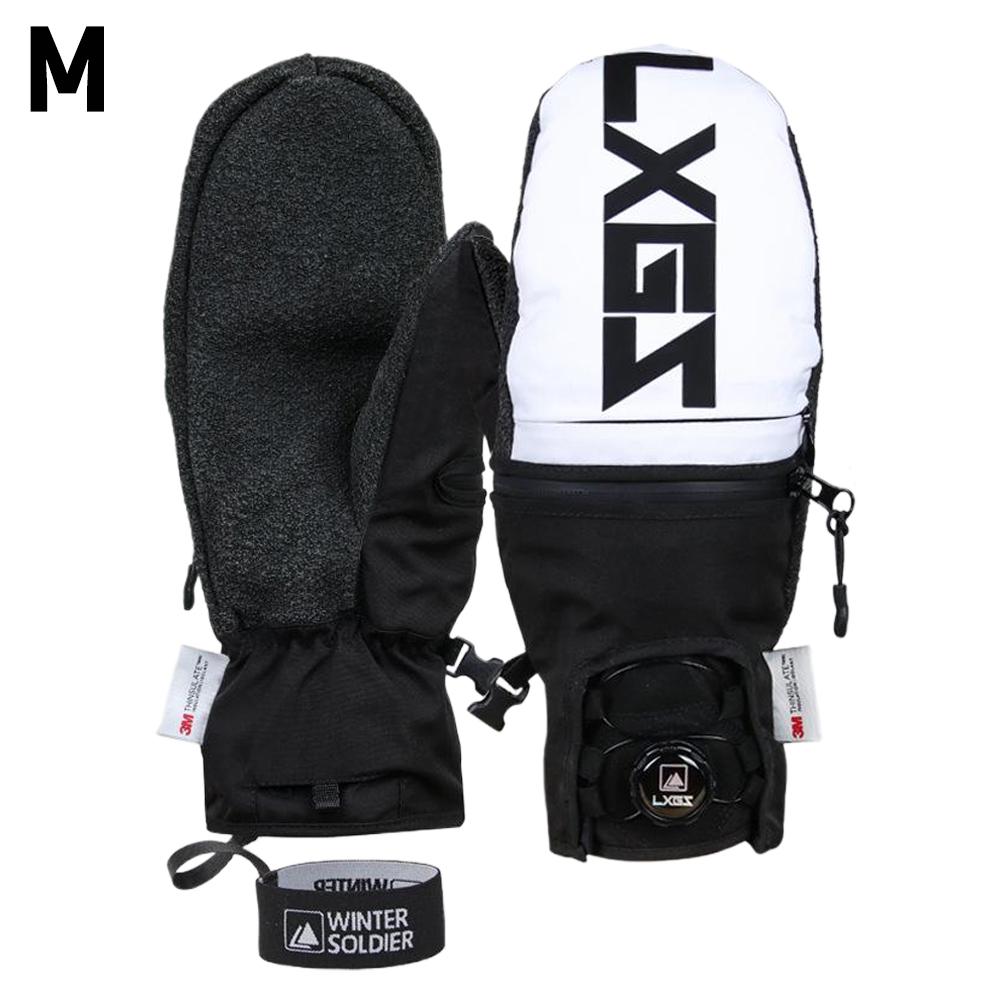 

Guard Knob button Single Board Kevlar Ski Gloves Resistant Mat Men Women Thermal Snow Glove Mittens with Built-in Wrist