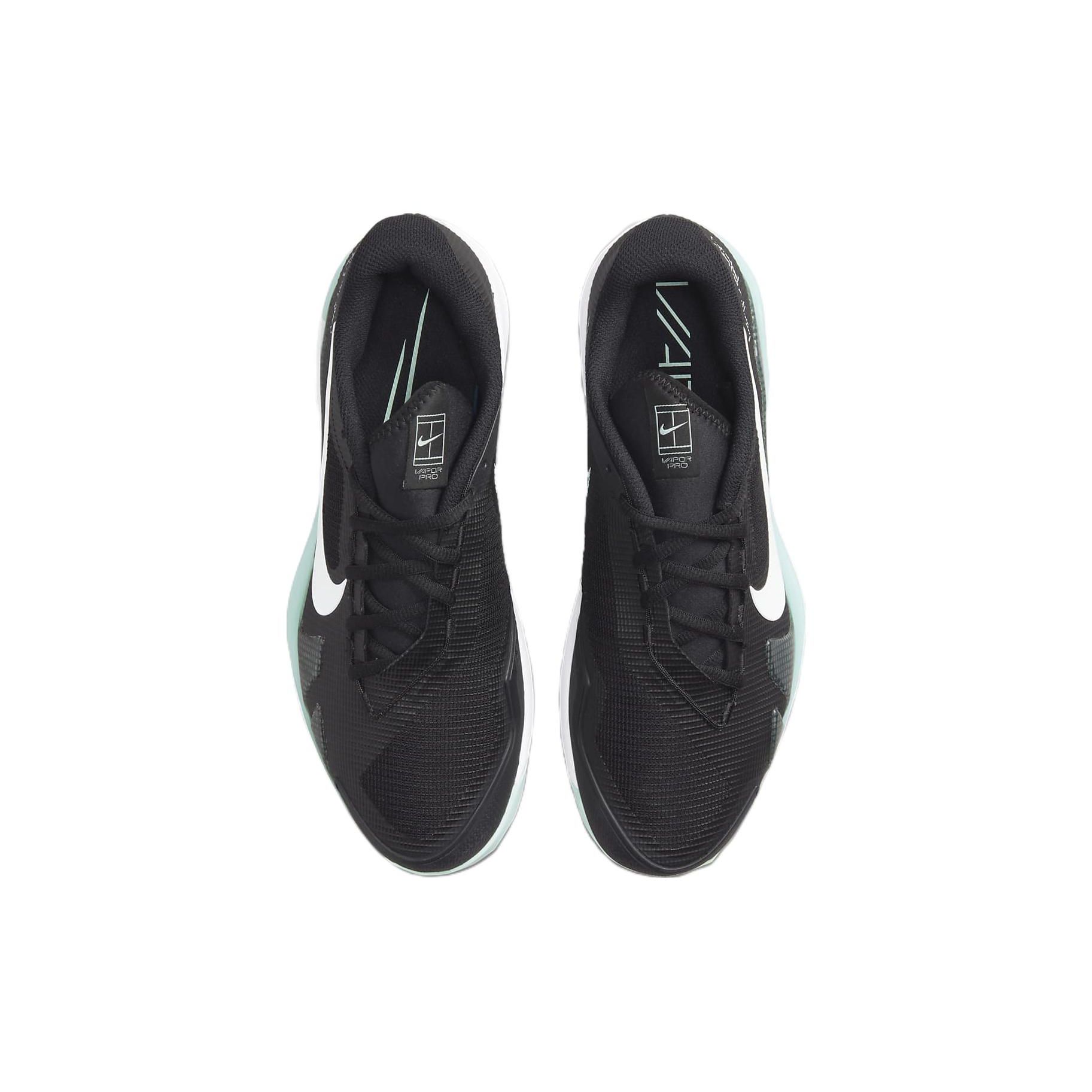 NikeCourt Air Zoom Vapor Pro Black Mint Foam Мужские кроссовки белые CZ0220-009 40 — фото 4