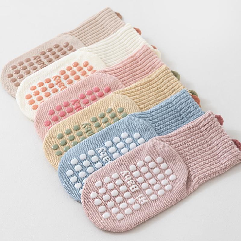Children's Floor Socks Cartoon Soft Baby Toddler Indoor Anti-slip Walking Socks For Boys Girls Spring Autumn School Sports Sock