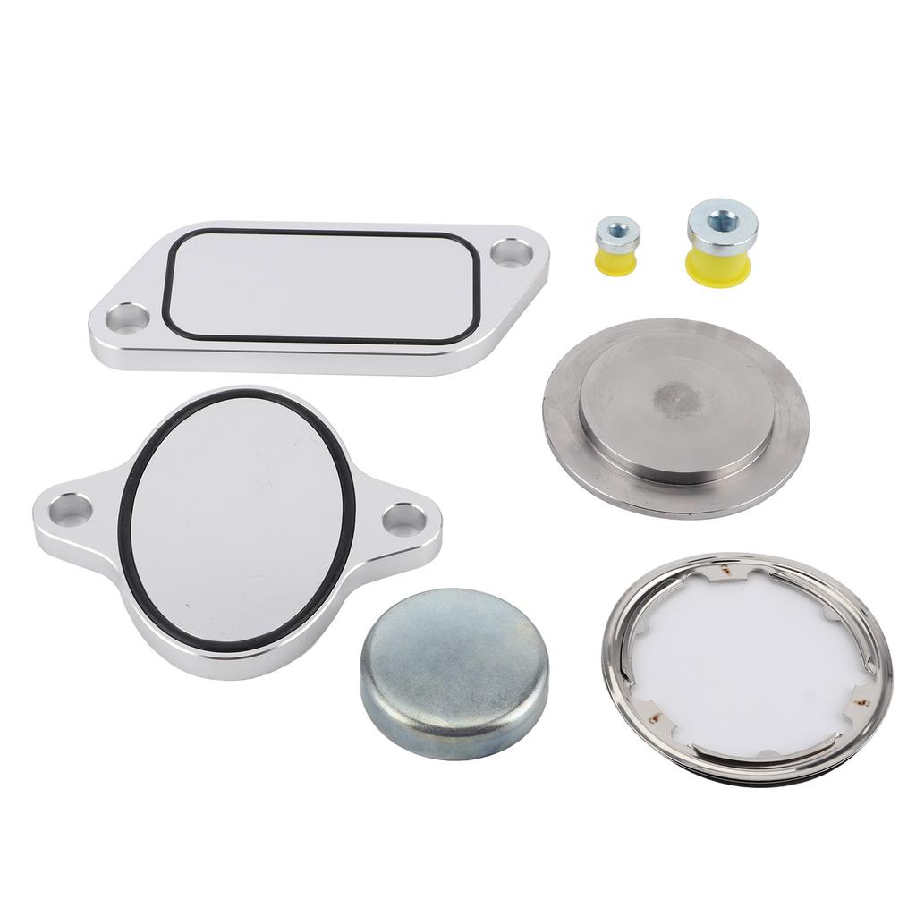 EGR Delete Plug with Gaskets Kit EGR Cooler Eliminate Fit for Cummins ISX CM871 Engine