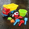 Popular Large Plastic Beach Toy Car Sandglass Set for Kids - Perfect for Sand and Water Play, Bath Time, and Recreation.