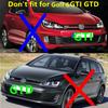 Car Front Bumper Headlight Washer Nozzle Cover Cap For VW Golf 6 R MK6 2009-2013 5K0955110G
