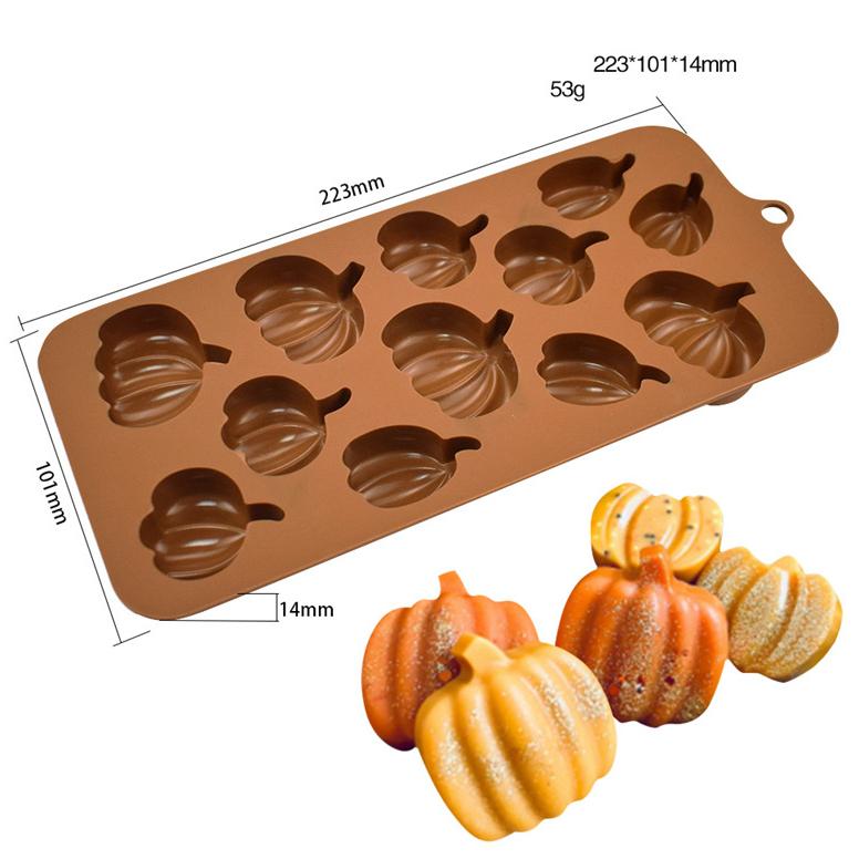 

Силиконовая форма для шоколада в виде тыквы на Хэллоуин, конфеты в виде зубов вампира, форма для изготовления льда, мыла в виде костей черепа, свечей, декора для вечеринок, подарков