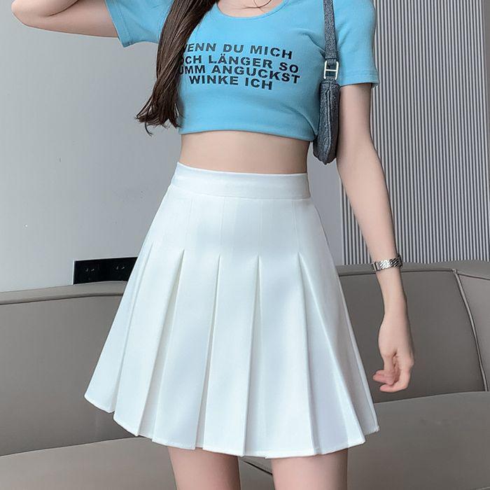 Academy Style Pleated Black Skirt: High Waist, Slimming, Anti-Exposure, Plus Size, Versatile Short Skirt for Autumn and Winter