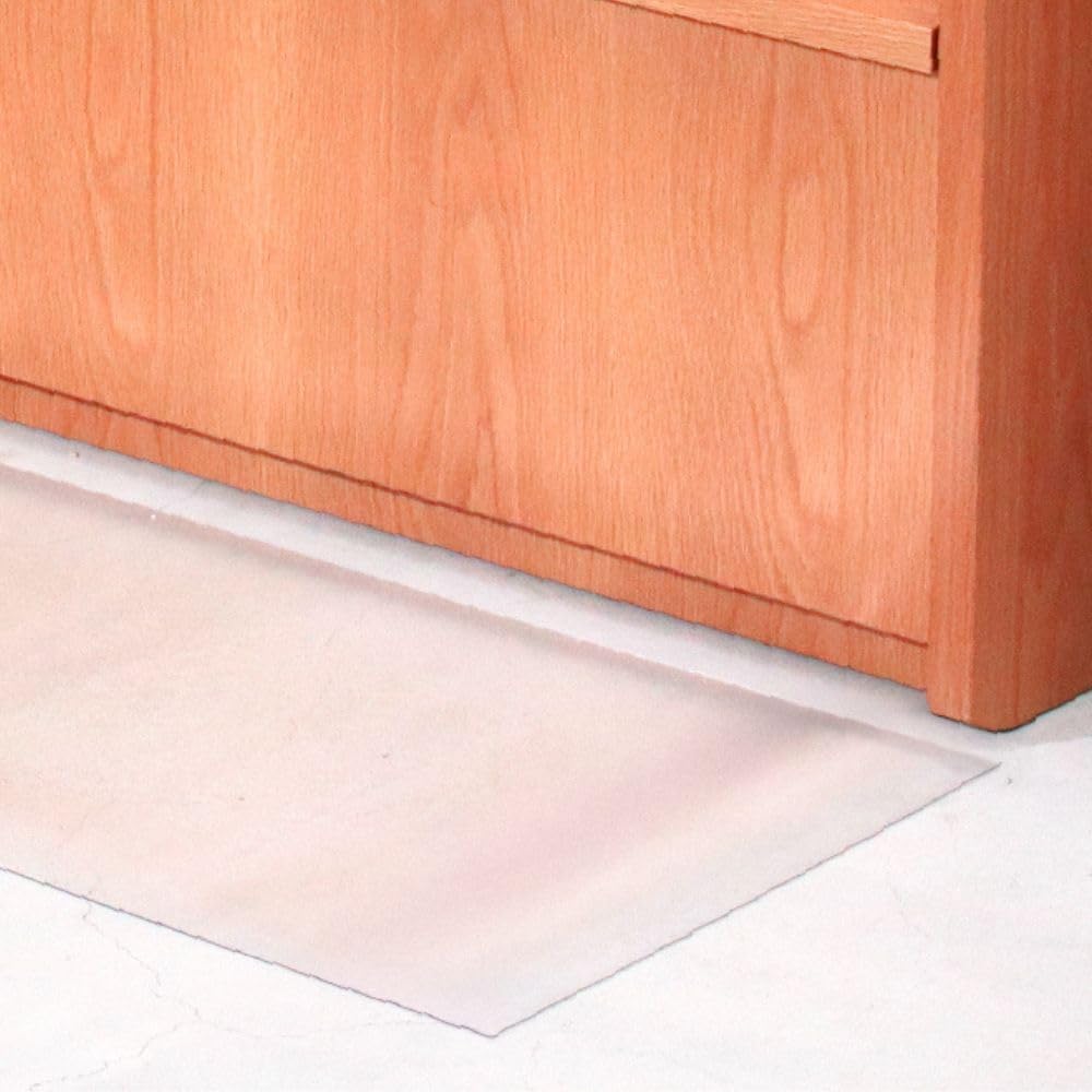 Teijin Kitchen Transparent PVC Floor Protection Scratch and Stain Easy to Rounded and Mat, Mat, 1.5mm Thick, 45x120cm, Resistant, Clean,