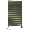 Privacy Screen Olive 100 X 50 X 180 Cm Steel