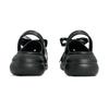 Crocs Classic Crush EVA Dark Night Gothic Gothic Bow Fashion Hole Shoes Women's Black