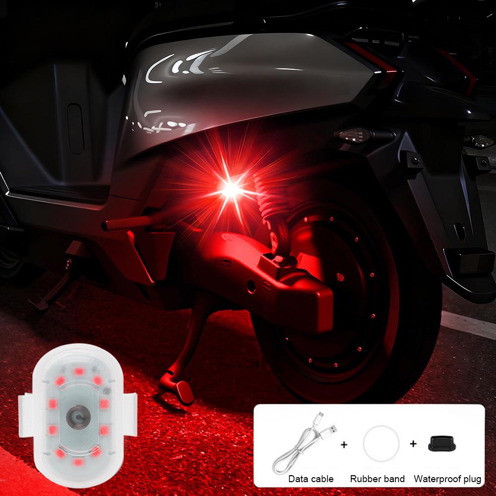 Bezdrátové dálkové ovládání Stroboskopická světla Vícebarevná dobíjecí výstražná světla pro auto Motocykl Dron Bezpečnostní navigační světla