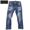 SEXY TWIST JEAN Painted Denim Pants, Men's, Indigo, Size 44, S74LB1023, 2021 Autumn/Winter Collection Bottoms 44 IndigoUsed