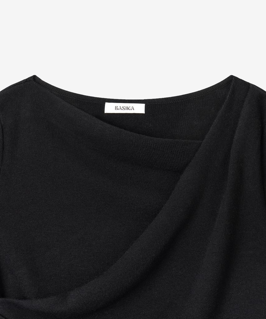 BASIKA Soft Drape Knit (Black)