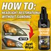 Ceramic Headlight Repair Spray, High-end Car Headlight Repair Tool - Removes Yellowing and Oxidation, Restores Clarity, and Prov