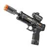 Kids Electric Smoke Spray Toy Pistol with Multi Tone Sounds Strobe Flashing Lights Telescoping Recoil Vibration Cool Boys Gifts