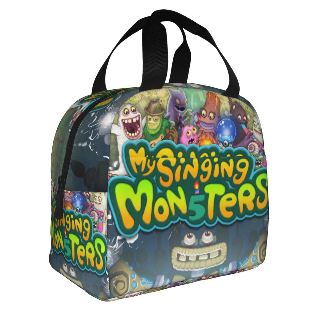 My Singing Monsters Lunchtasche Herren Damen Kühl- und Warmhalte-Isolierbox für die Schule
