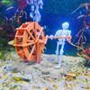Easy Setup Bubble-Powered Skeleton Aquascap Creative Animated Skeletons Statue  Terrarium