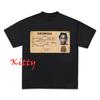 T-shirt Grafica Donna Young Thug Girocollo Alta Qualità Manica Corta Casual Streetwear Y2k Abbigliamento Uomo Streetwear