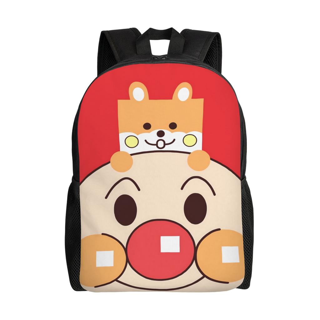 Anpanman Backpack Ita Bag  Mochila Vintage Hiking Large Capacity Rucksack