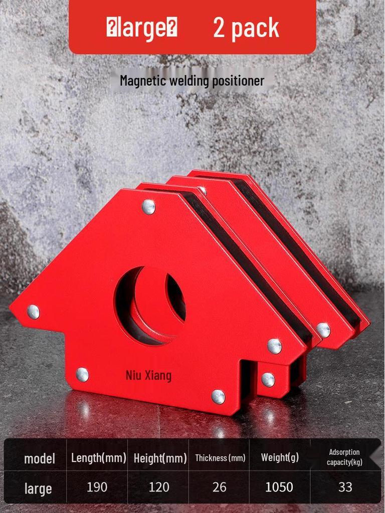 Multi-Angle Magnetic Welding Fixator: 90° Right Angle Triangle Positioning Tool