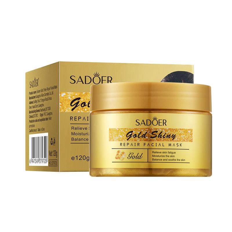 Gold Mask Moisturizing Sleeping Mask Leave-On Applicator Mask Mud 120g