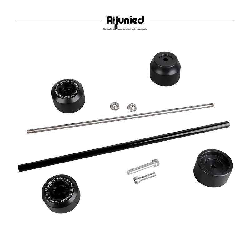 Barres de protection de roue et protections d'axe anti-chute Yamaha MT07 XSR700