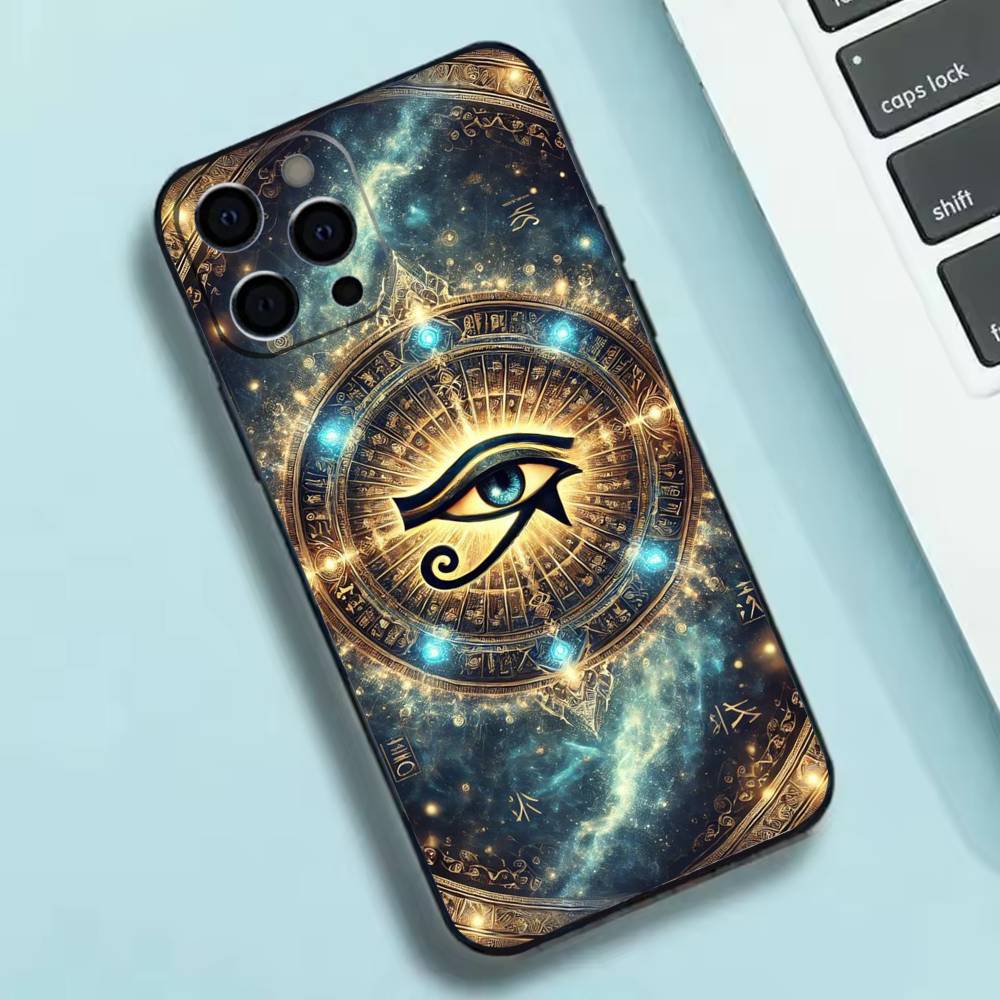 Egyptian Eye Of Horus Phone Case Silicone Soft For IPhone 17 16 15 14 13 12 11 X XR Plus Pro Max Plus