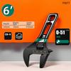 6/8” Short Handle Adjustable Wrench Oversized Open Bathroom Wrench Mini Small Board Large-diameter Adjustable Short Handle