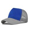 Customized Logo Hard Top 5 Panels Mesh Baseball Cap For Men Women Advertising Cap Breathable Sun Hat Solid Color Visor Gorra