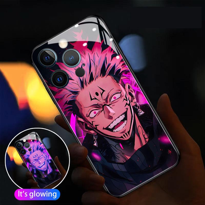 Applicable To Apple Mobile Phone Case Men's and Women's Glass Animation New Models