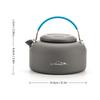 1.4L Outdoor Camping Kettle Aluminum Tea Pot Kettle Compact Lightweight Coffee Pot for Camping