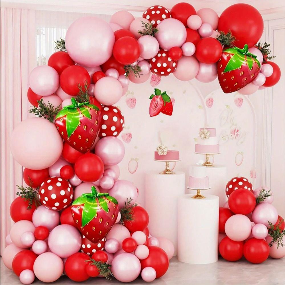 Fruit Theme Decorative Ballon Set Multicolor Party Balloons Creative Ballon Arch Kit  Gift