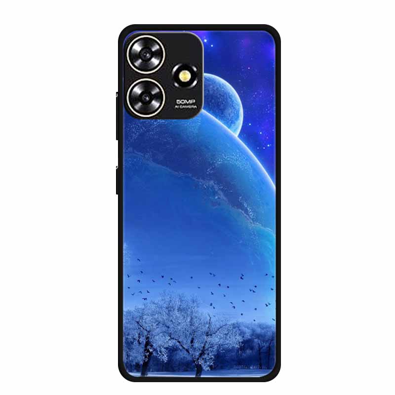 Cool Silicone Cover for ZTE Blade V50 Design 4G Case Printed Fashion Soft Back Cover for Blade V50Design Case Protective Shells