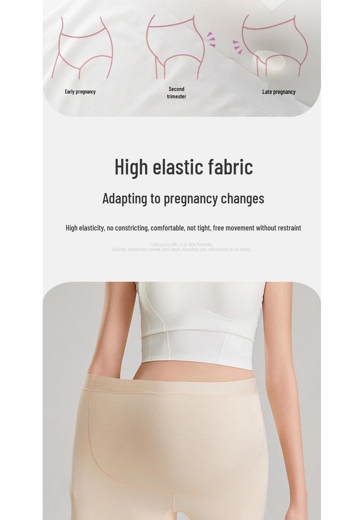 Plus Size Maternity Support Shorts: Anti-Exposure, Lightweight Summer Base Layer Pants