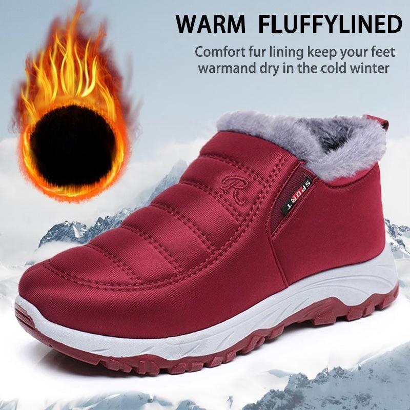 

Snow Boots for Both Men and Women Fashionable Cotton Boots with Thick and Warm Thickness for The Year Comfortable and Thick Soled Boots for One Foot 36